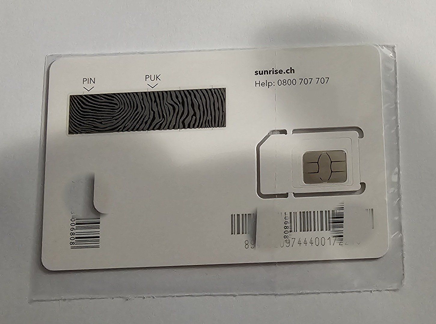 Sunrise Carte prepagate: Sunrise Sim Karte – Nuovo e nell'imballaggio originale da Kaltenbach venduto da Tracid 1