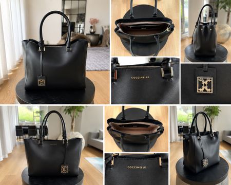 Schwarze Coccinelle Tasche