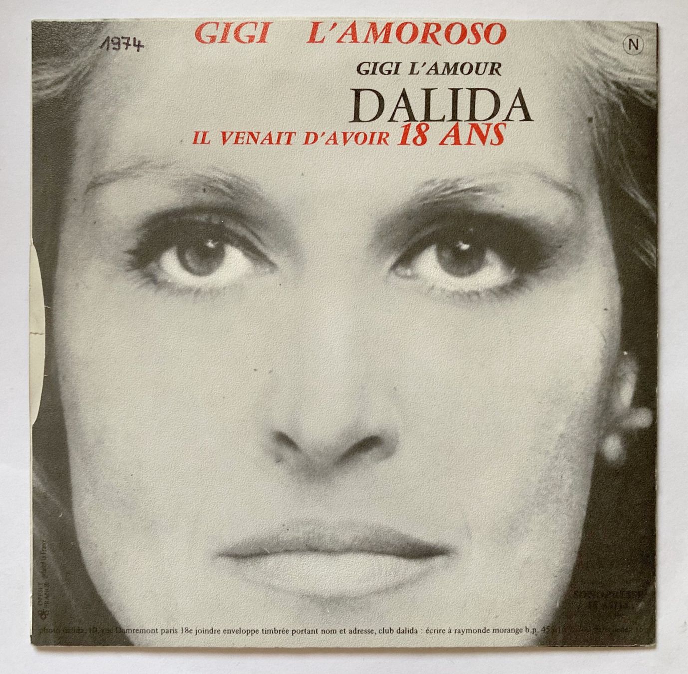 Dischi in vinile: DALIDA - GIGI L'AMOROSO – Usato da Bottens venduto da hotter-than-hell 1