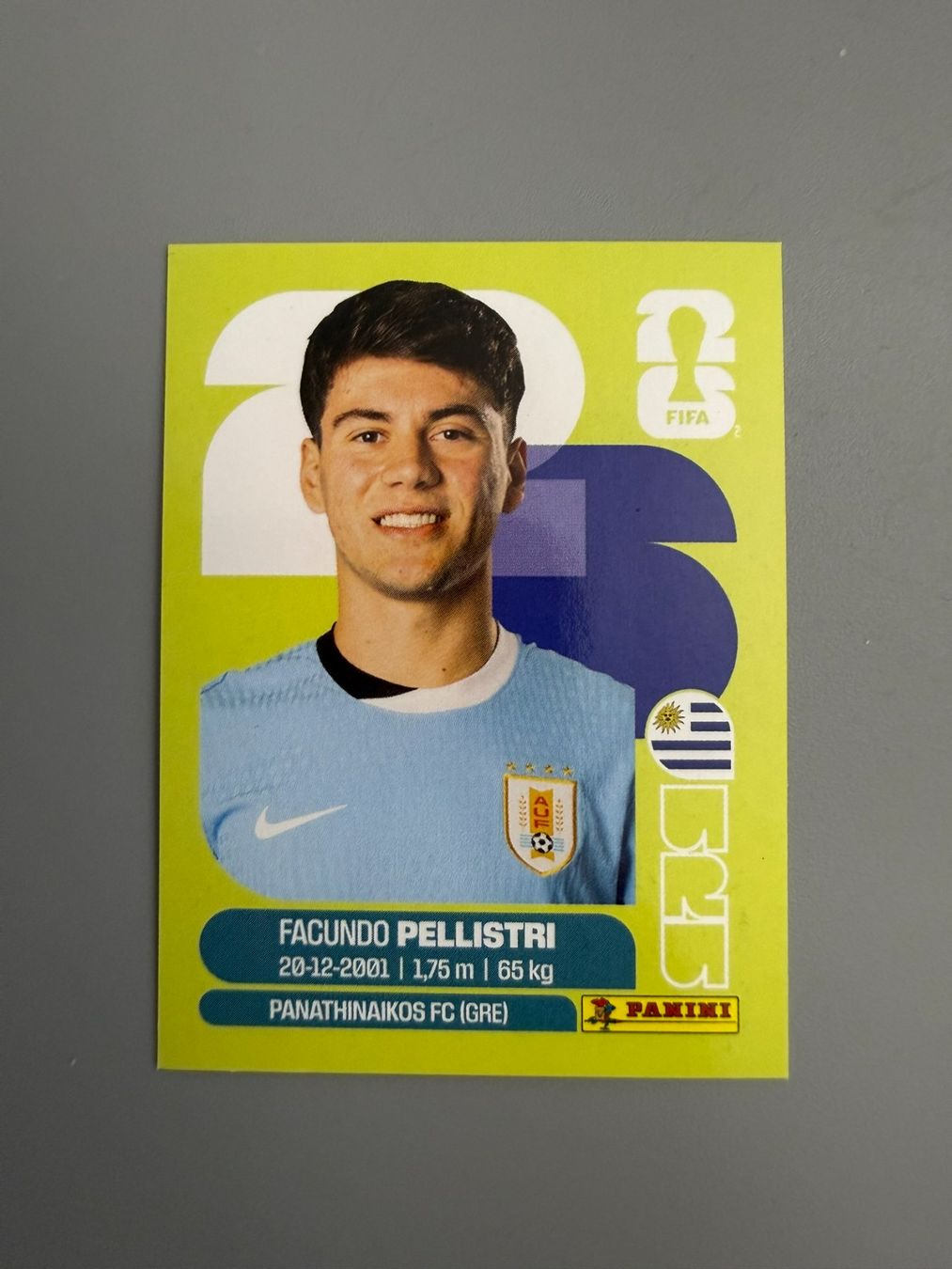 Panini Cartes à collectionner: Panini Facundo Pellistri URU20 – D'occasion à Liebefeld par Ronaldo-1996