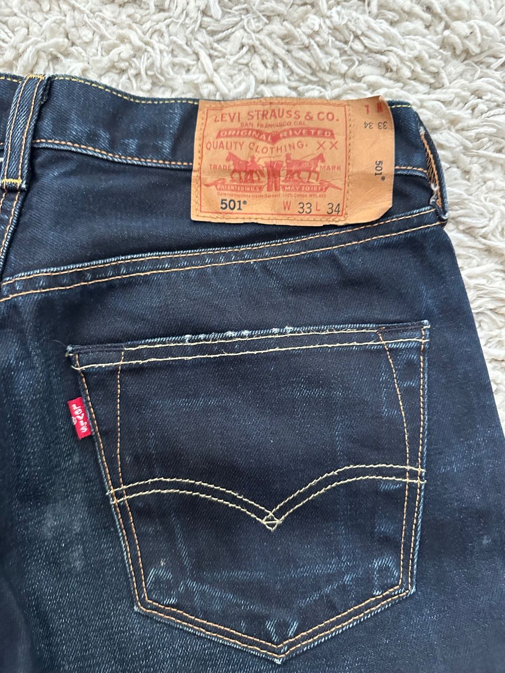 Levi's Jeans: Jeans LEVIS STRAUSS 501 Taille/Grosse W33 L34 – Usato da Bern venduto da BrandVilla 3