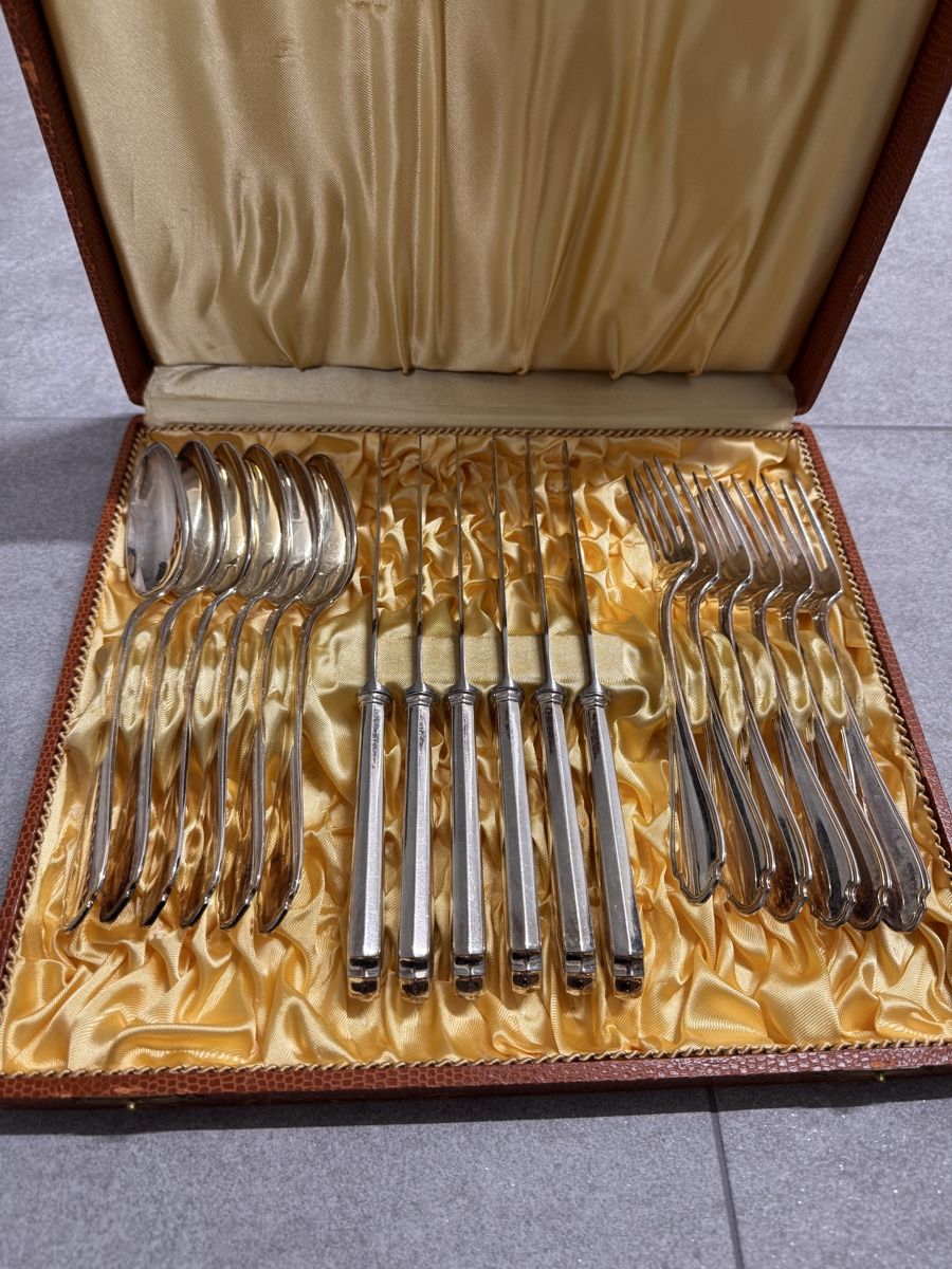 Couverts: Versilbertes Besteck 24-teilig | 6 Pers – D'occasion à Uesslingen par ferientungut