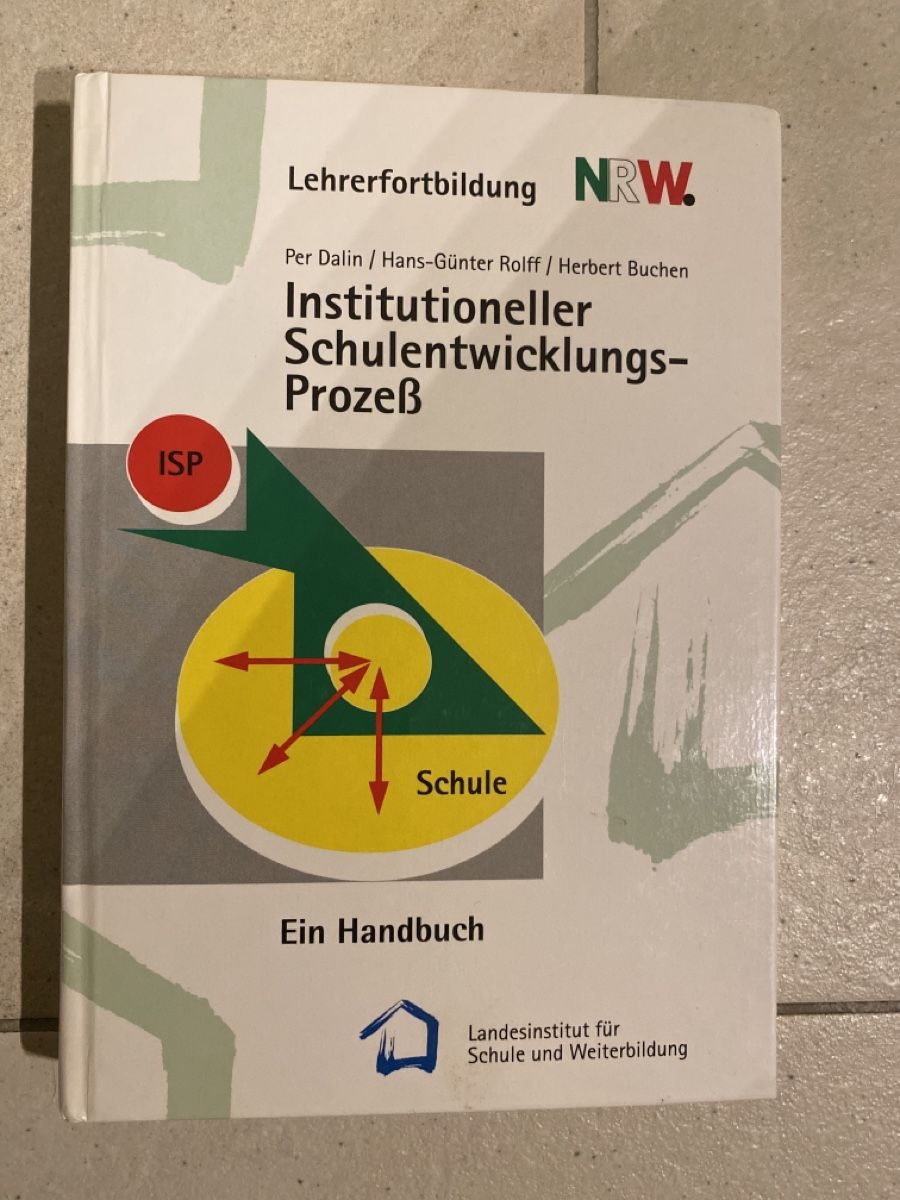 Libri: Institutioneller Schulenwicklungsprozess – Usato da Stettlen venduto da Hansj
