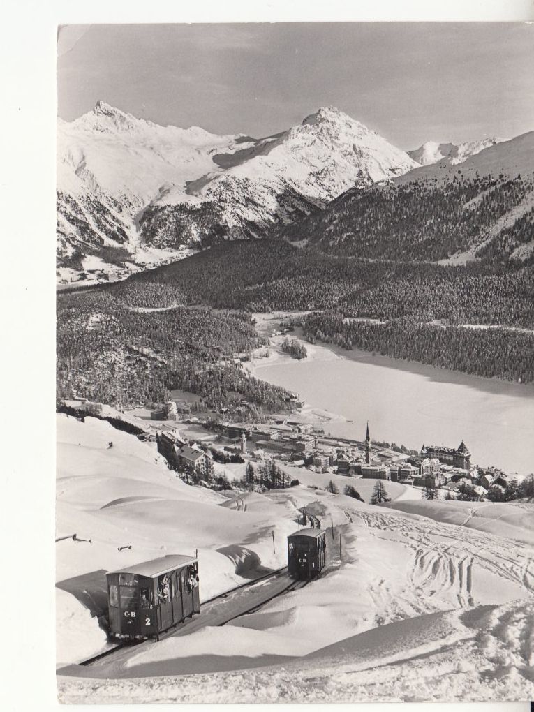 Cartoline postali: St. Moritz 1953 – Usato da Bürglen TG venduto da StampGraf