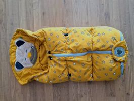 Odenwälder Babynest Fusssack - gelb Sterne