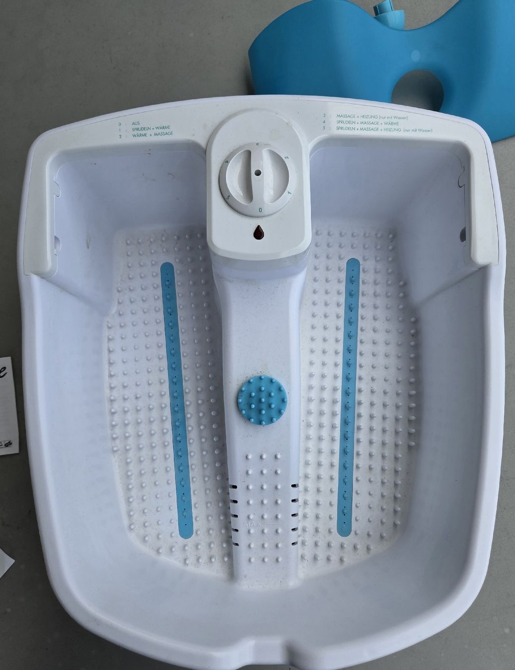 Dispositivi per massaggi: Fussbad Massagegerät mit Sprudel- und Heizfunktion – Usato da Riken AG venduto da Dirch569 1
