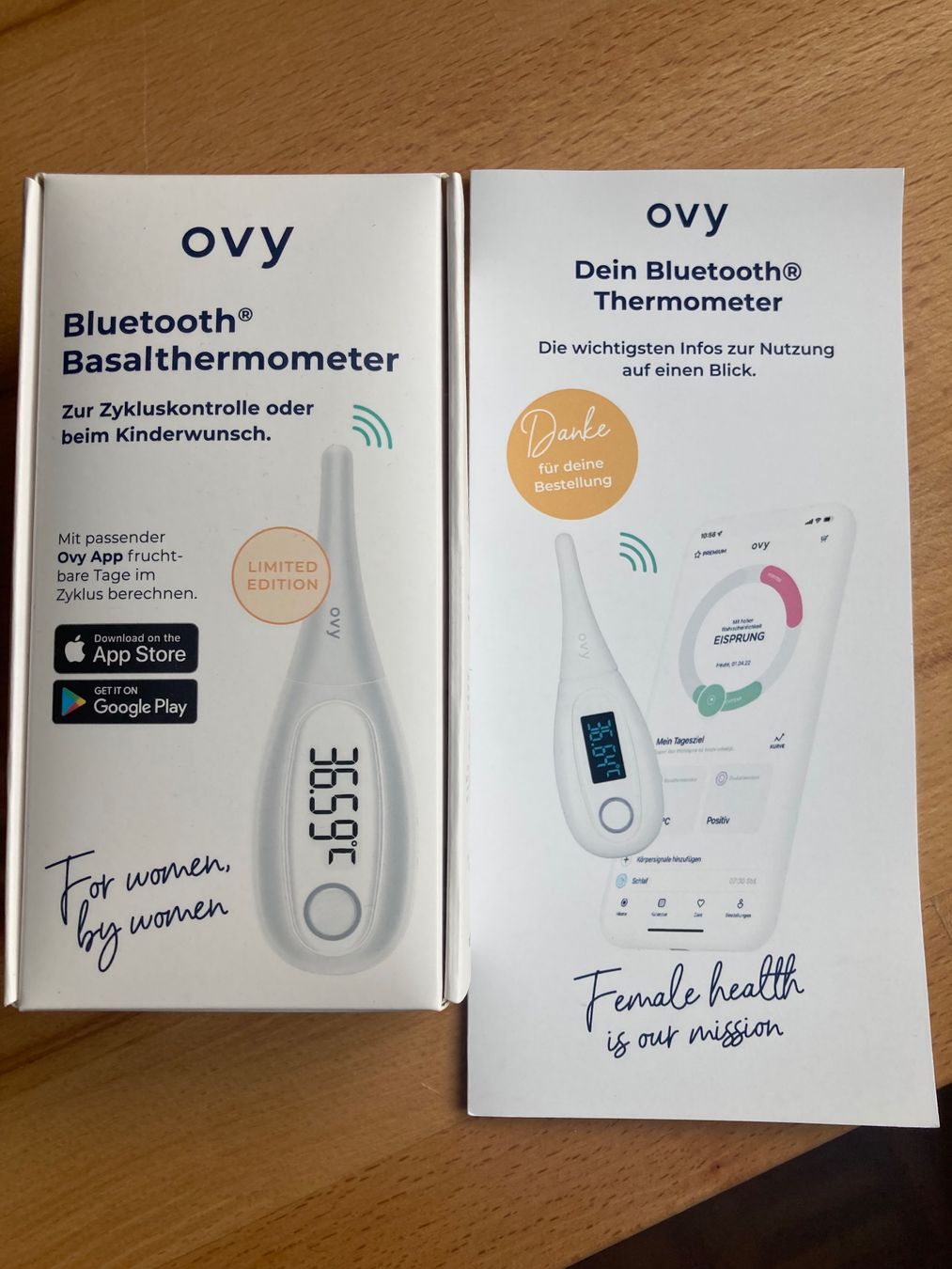 Altro per la casa: Ovy Bluetooth Basalthermometer originalverpackt – Nuovo e nell'imballaggio originale da Herzogenbuchsee venduto da Tinos30
