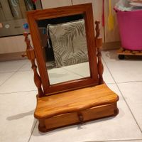 Schmuckschatulle mit Spiegel aus Holz