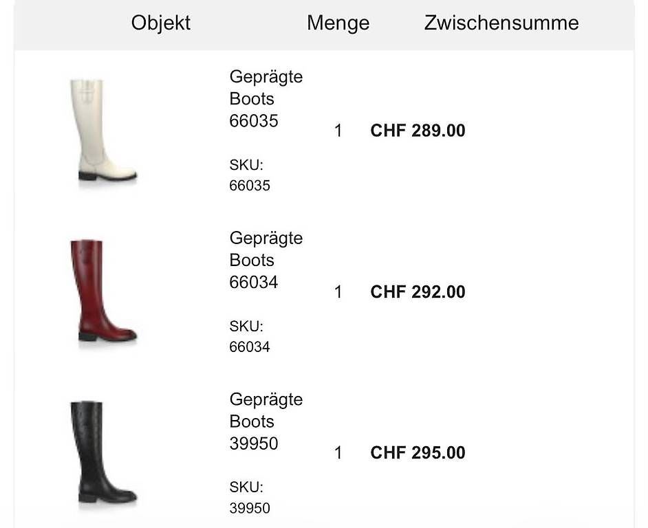 Chaussures femmes: Massangefertigte Leder Stiefel – Neuf avec emballage d'origine à Weiach par Baywatchcat1903