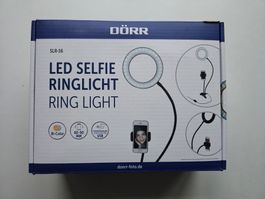 LED Selfie Ringlicht, mit Klammer montierbar