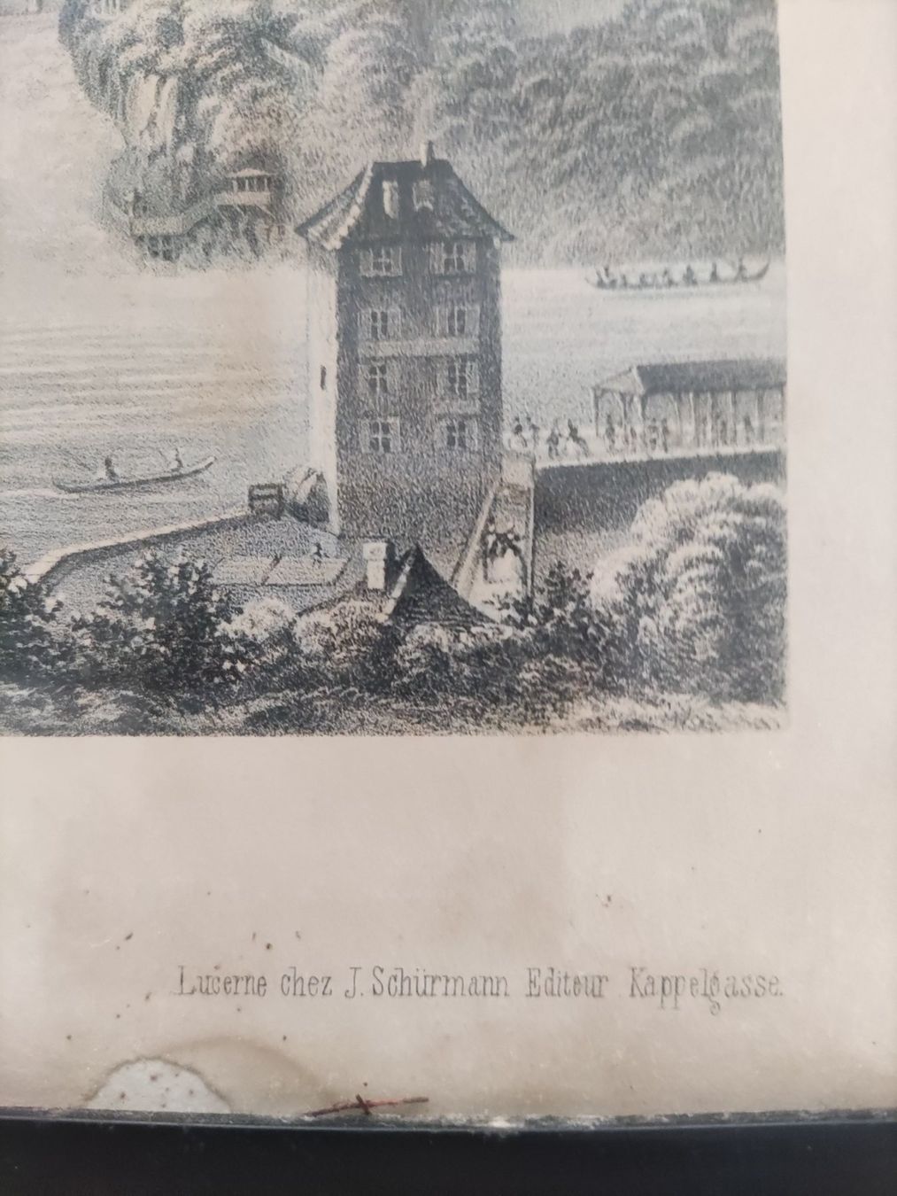 Stiche: Stich Bild Rheinfall - Chutte du Rhin / Schaffhausen – Gebraucht aus Solothurn von Csw1 2
