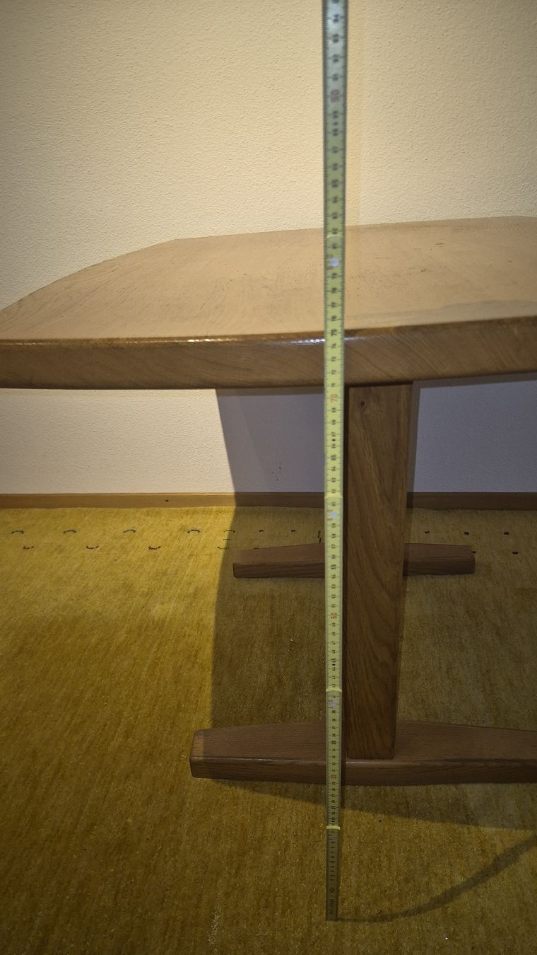Tische: Vintage Holztisch Massiv + Stühle – Gebraucht aus Buchs AG von EasyPeasy
