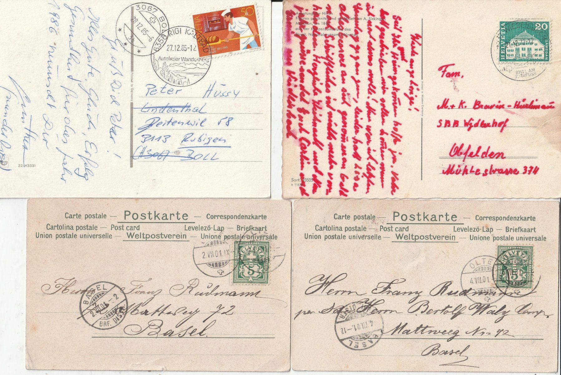 Cartes postales: 20 Karten Kunst - Diverses – D'occasion à Lumbrein par made02 5