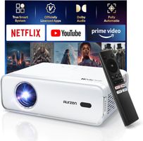 Beamer Heimkino 4K Full HD Netflix WiFi Bluetooth Dolby