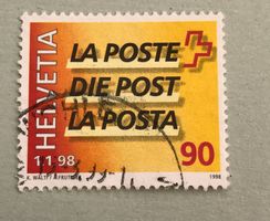 Nr.937 mit Stempel Abschleppdienst Schweizerischen PTT 1998