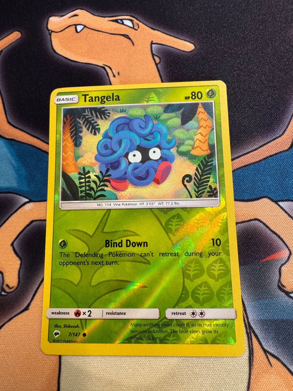 Pokémon Sammelbilder & Trading cards: Tangela (BUS 7) - Reverse Holo - Burning Shadows – Neu (gemäss Beschreibung) aus Bülach von Pfrenzel