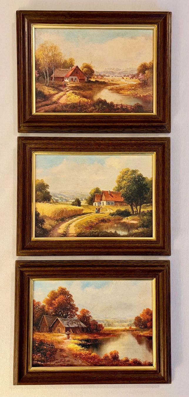 Dipinti: Gerhard Nesvadba Öl Gemälde - Frühling, Sommer, Herbst – Usato da St.Gallen venduto da Boergie