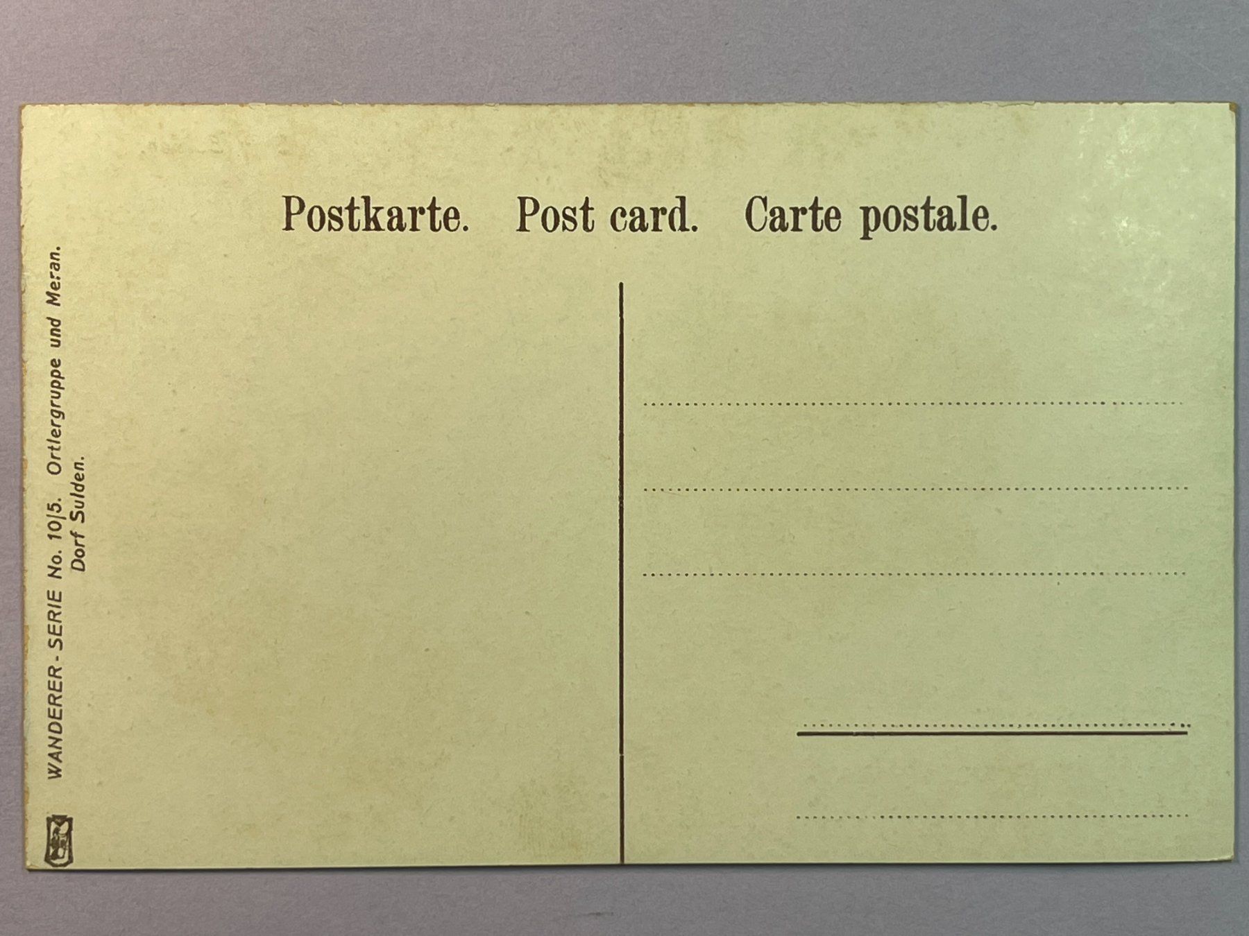 Cartoline postali: Dorf Sulden – Usato da Steg VS venduto da _vinci_ 1