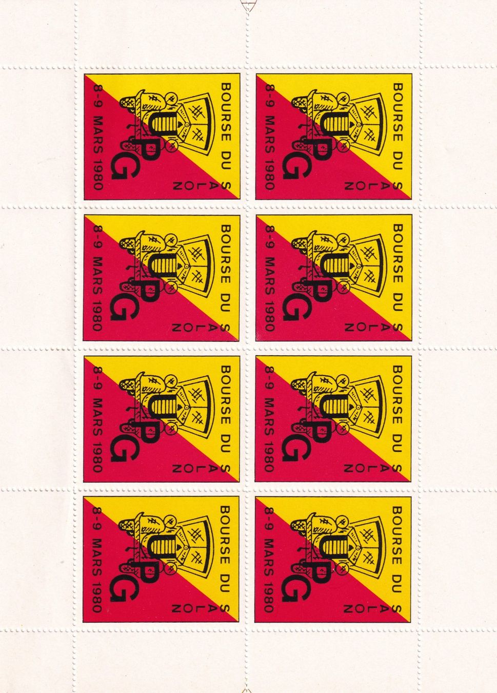 Vignette autostradali: Vignette Bourse du Salon UPG 1980 – Nuovo (secondo la descrizione) da Birsfelden venduto da chr_yq2g