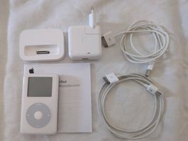 iPod Classic 40 GB 4te Generation Monochrom, Batterie defekt