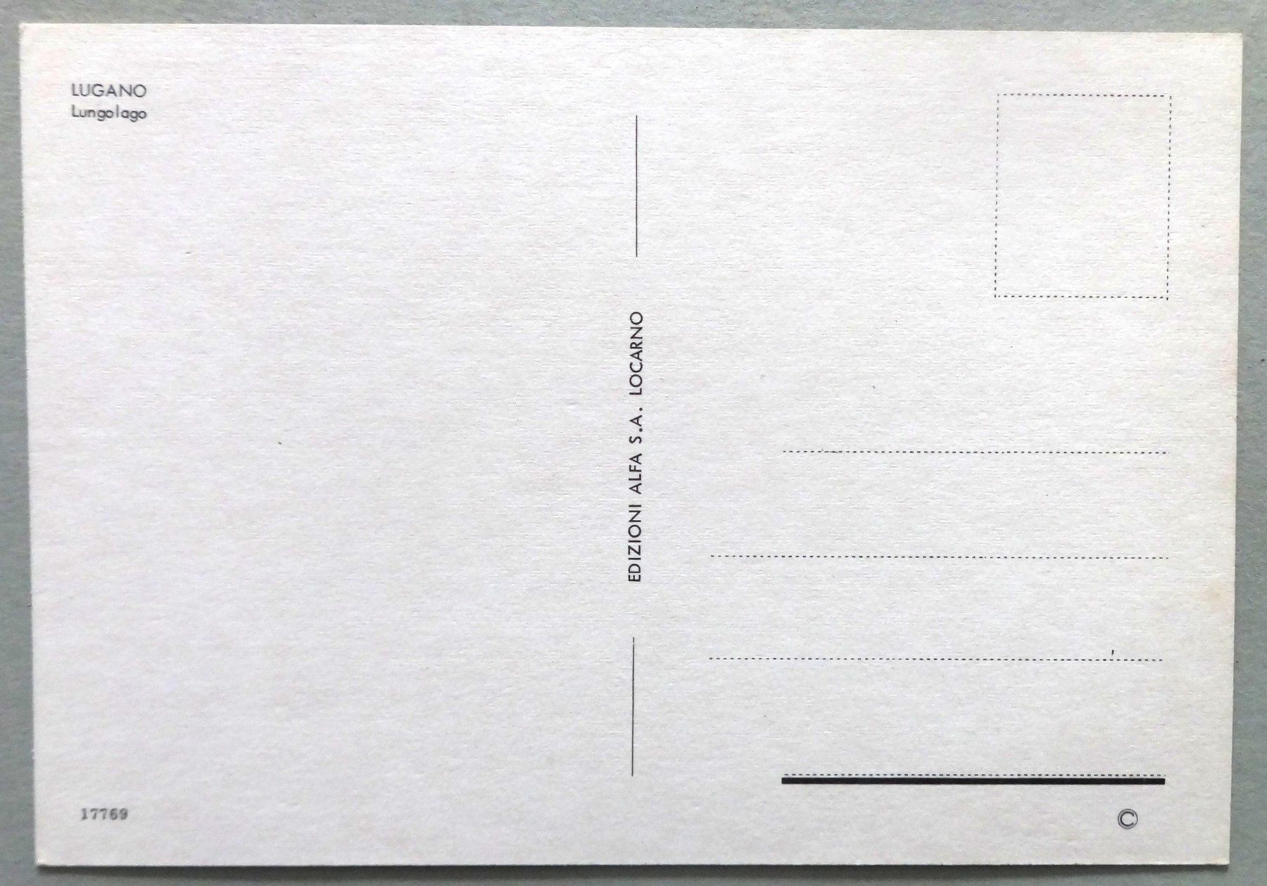 Cartes postales: Lugano, Lungolago – D'occasion à Fétigny par Billy2miny 1