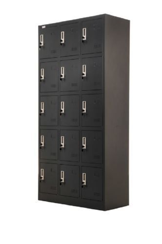 Armadi & Scaffali: Aktenschrank BUDAPEST Spind dunkelgrau – Nuovo e nell'imballaggio originale da Herbertingen venduto da jet-line-e-trade 1