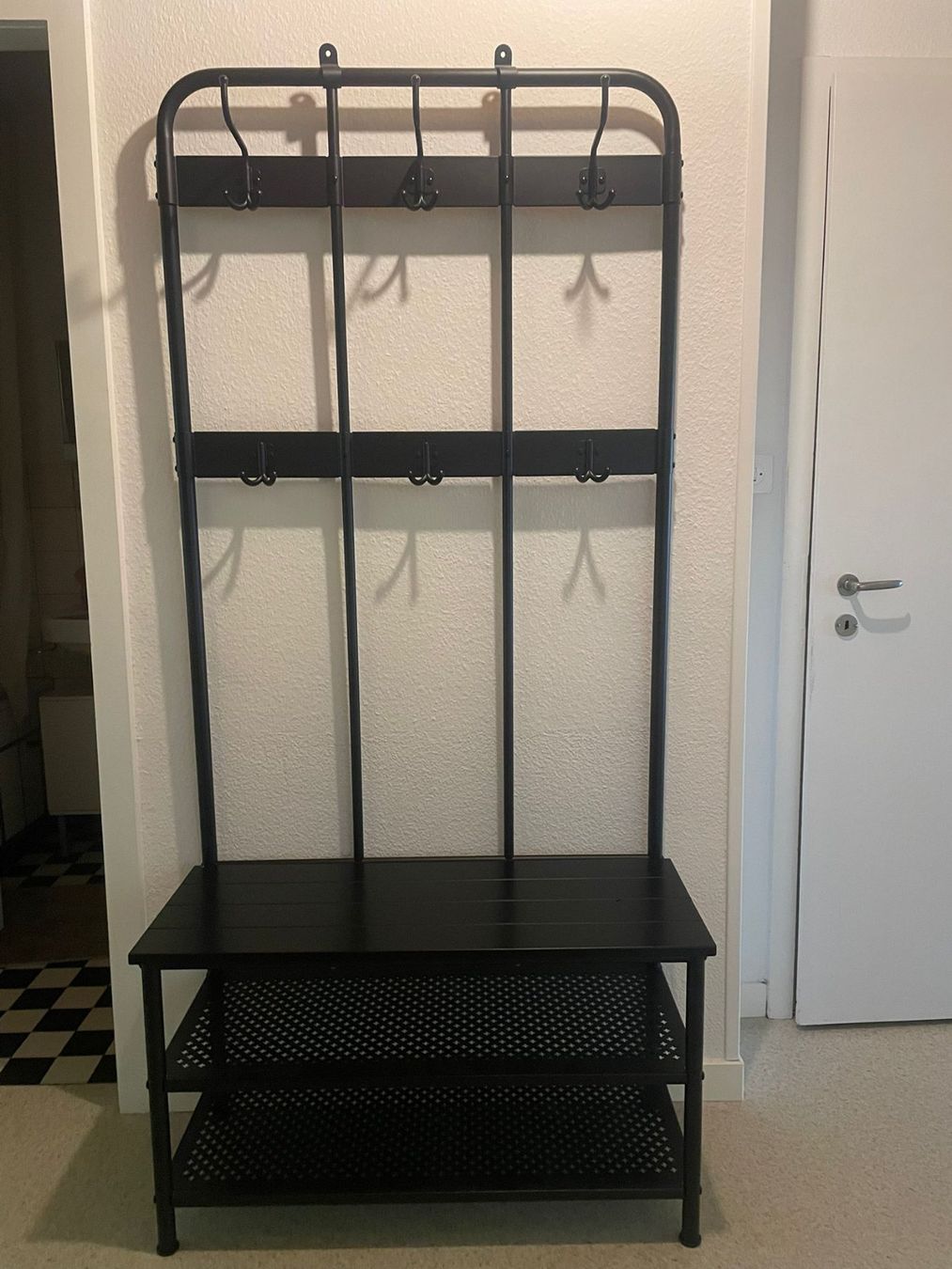 Ikea Porte manteau: PINNIG Garderobenständer mit Bank – Neuf (Voir description) à Basel par gar_7vj8