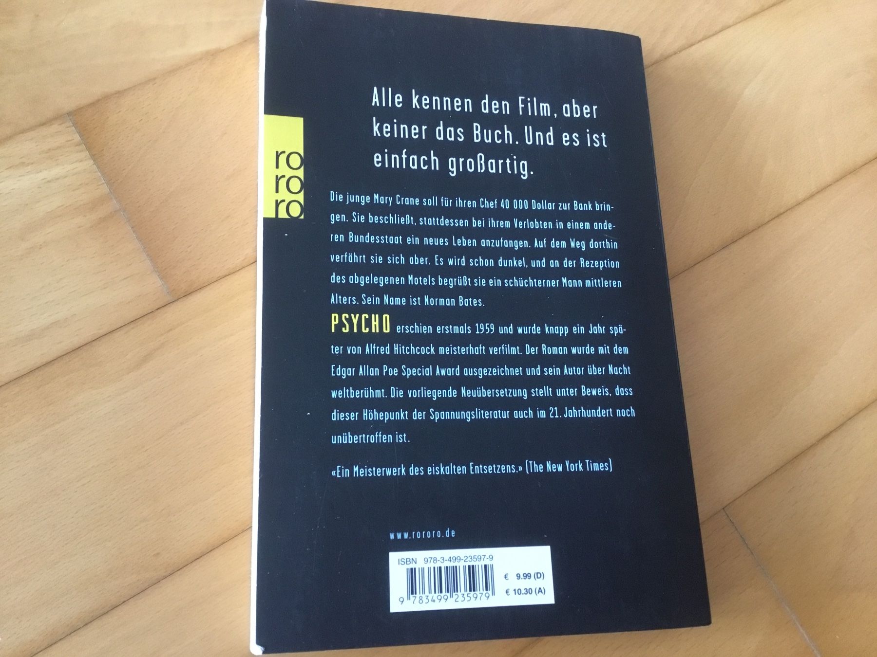 Libri: Robert Bloch - Psycho (Thriller) – Usato da Kerzers venduto da Georges3210 1