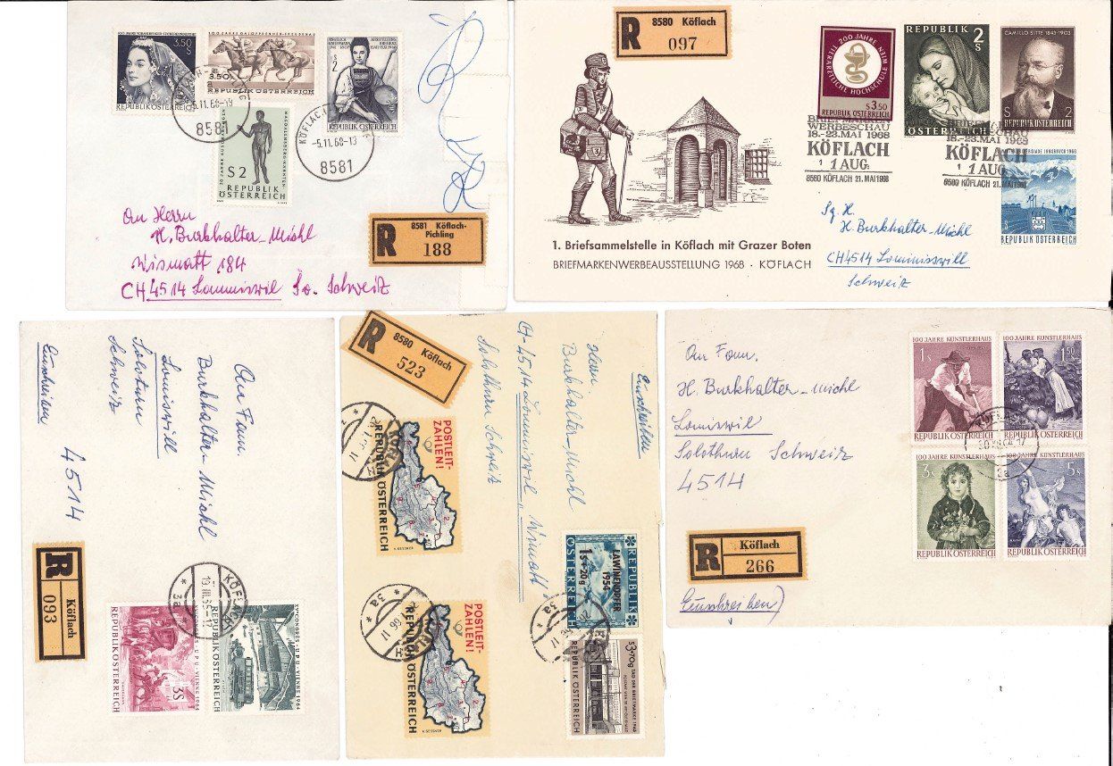 Tous les timbres: 21 R-Briefe Bedarfspost – D'occasion à Bellach par qsearch 6