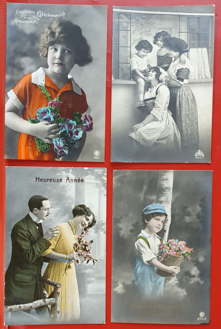 Cartoline postali: 33 alte Ansichtskarten  - Frauen, Kinder .... – Usato da Kreuzlingen venduto da Rschweiz1 8