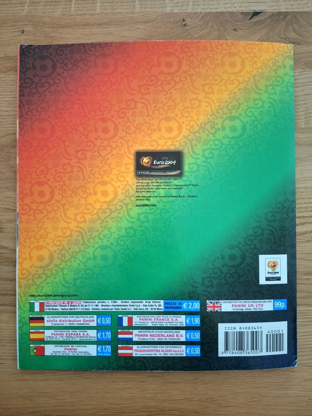 Panini Albums: PANINI EURO 2004 – D'occasion à St. Gallen par Matrix023 8