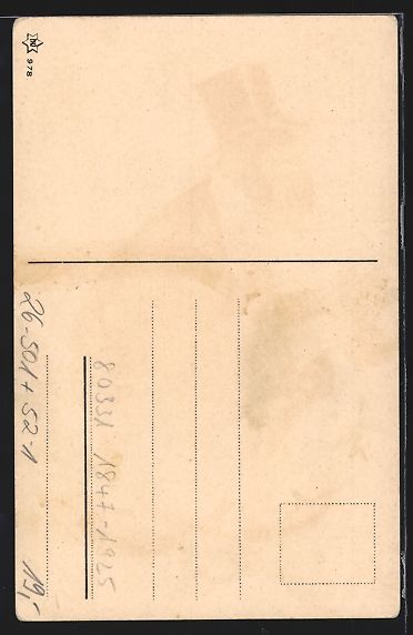 Cartoline postali: Meggendorfer Blätter Nr. 978: Affe im A – Usato da Berlin venduto da bartko-reher 1