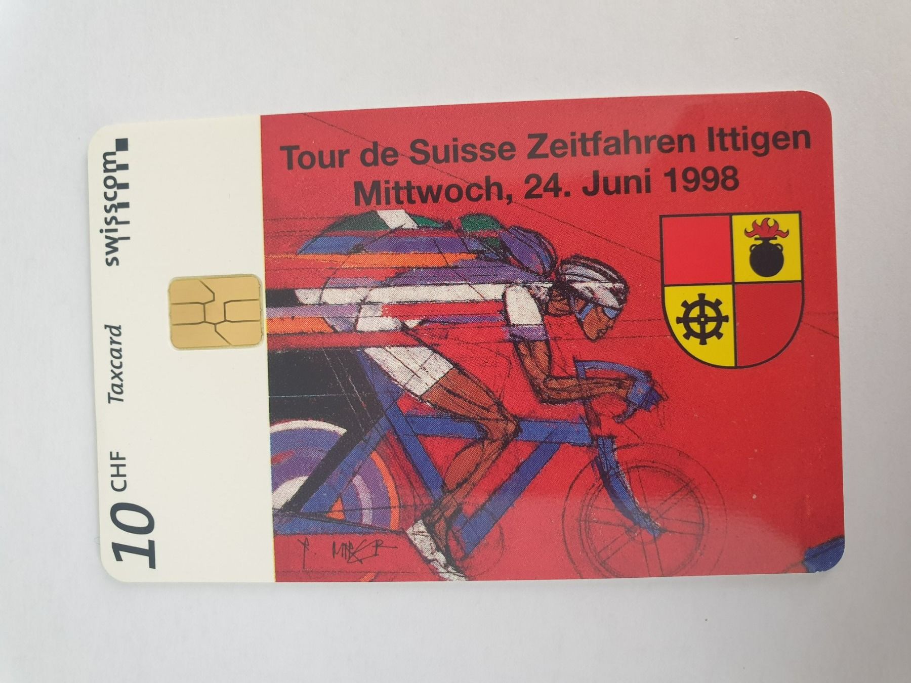 Schede telefoniche: Tour de Suisse Zeitfahren Ittigen – Usato da Rain venduto da chesz