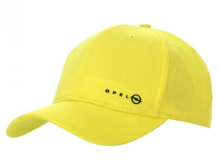 Gelbe Opel Cap Hut Kopfbedeckung