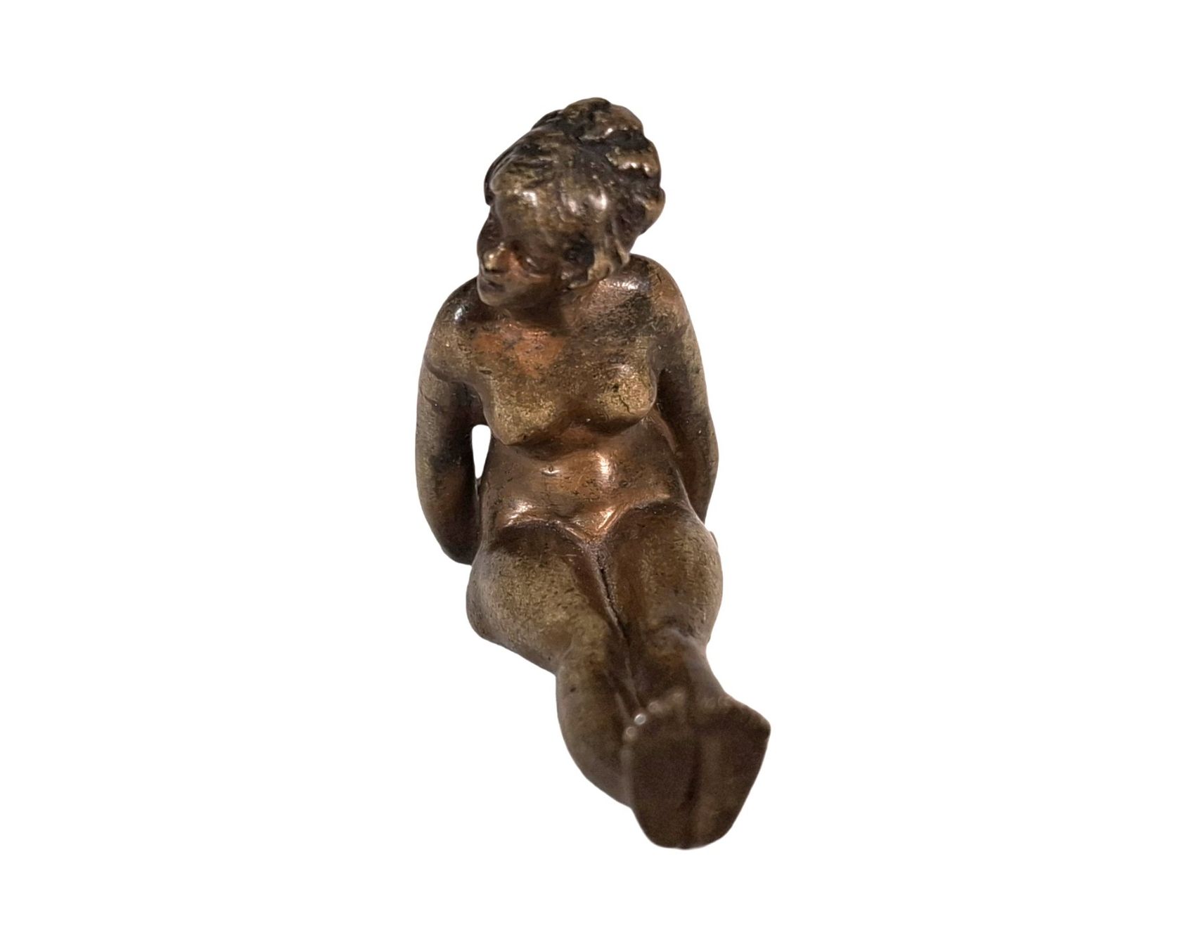 Sculture & Statue: Bronzefigur sitzende Dame – Usato da Wil SG venduto da Restwert_Wil 2