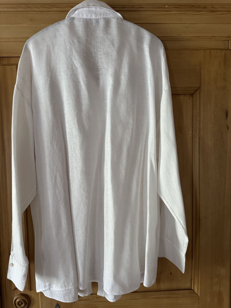 Massimo Dutti Camicette: Leinenhemd weiss, Grösse L , Neuwertig – Nuovo (secondo la descrizione) da Au ZH venduto da Pulaila2020 2