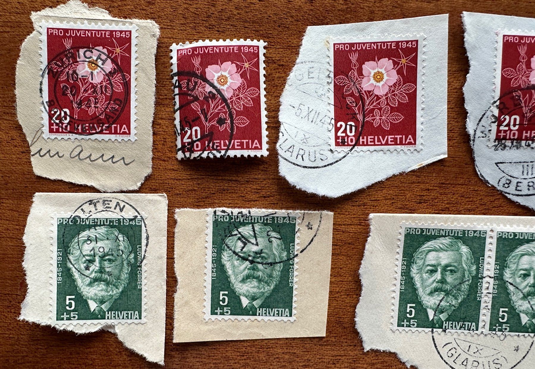 Tutti i francobolli: Lot Schweiz 1945 Pro Juventute – Usato da Weesen venduto da Sombrero22 1