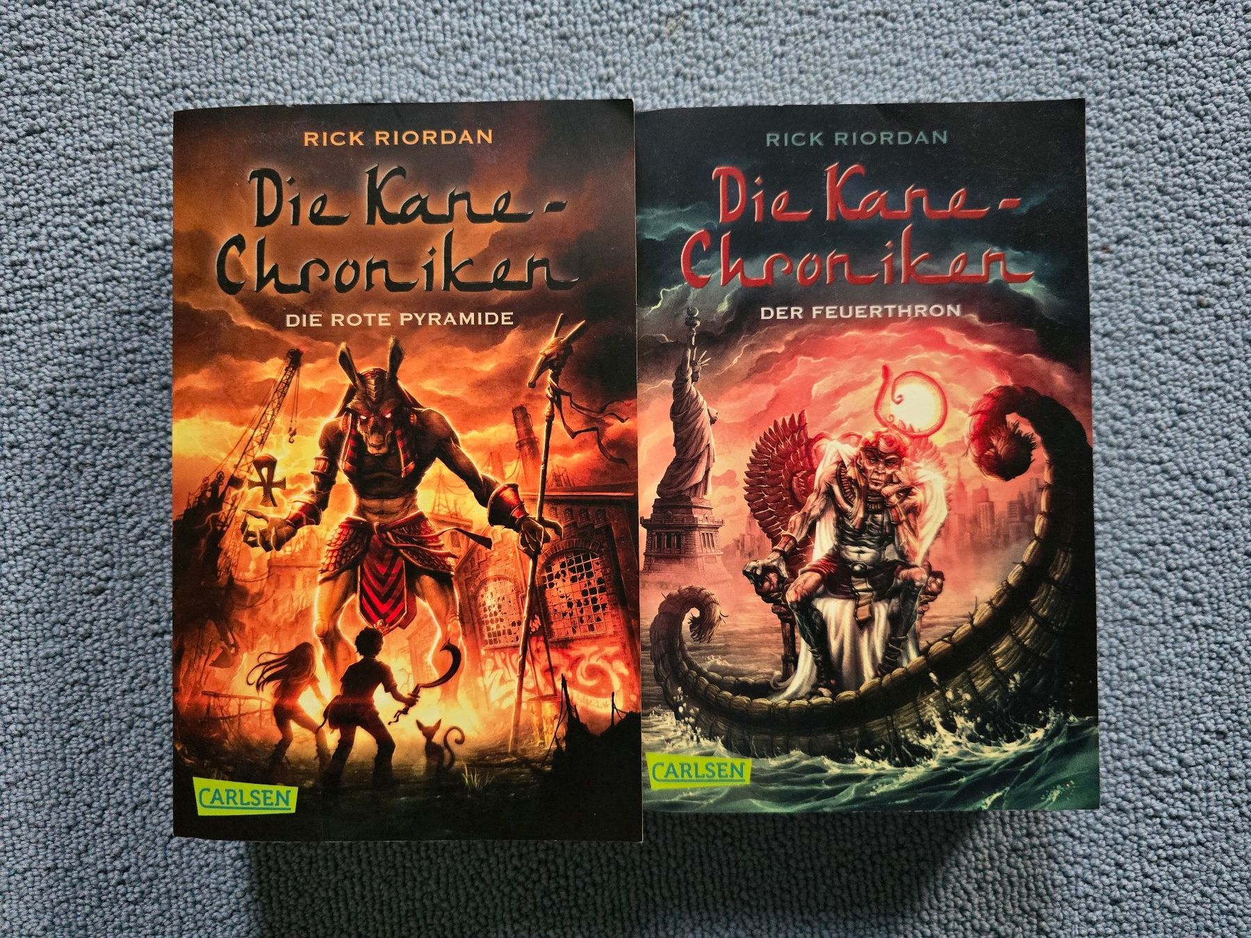 Libri: Kane Chroniken 1&2, Rick Riordan, Jugendbuch – Usato da Fehraltorf venduto da buylow3000