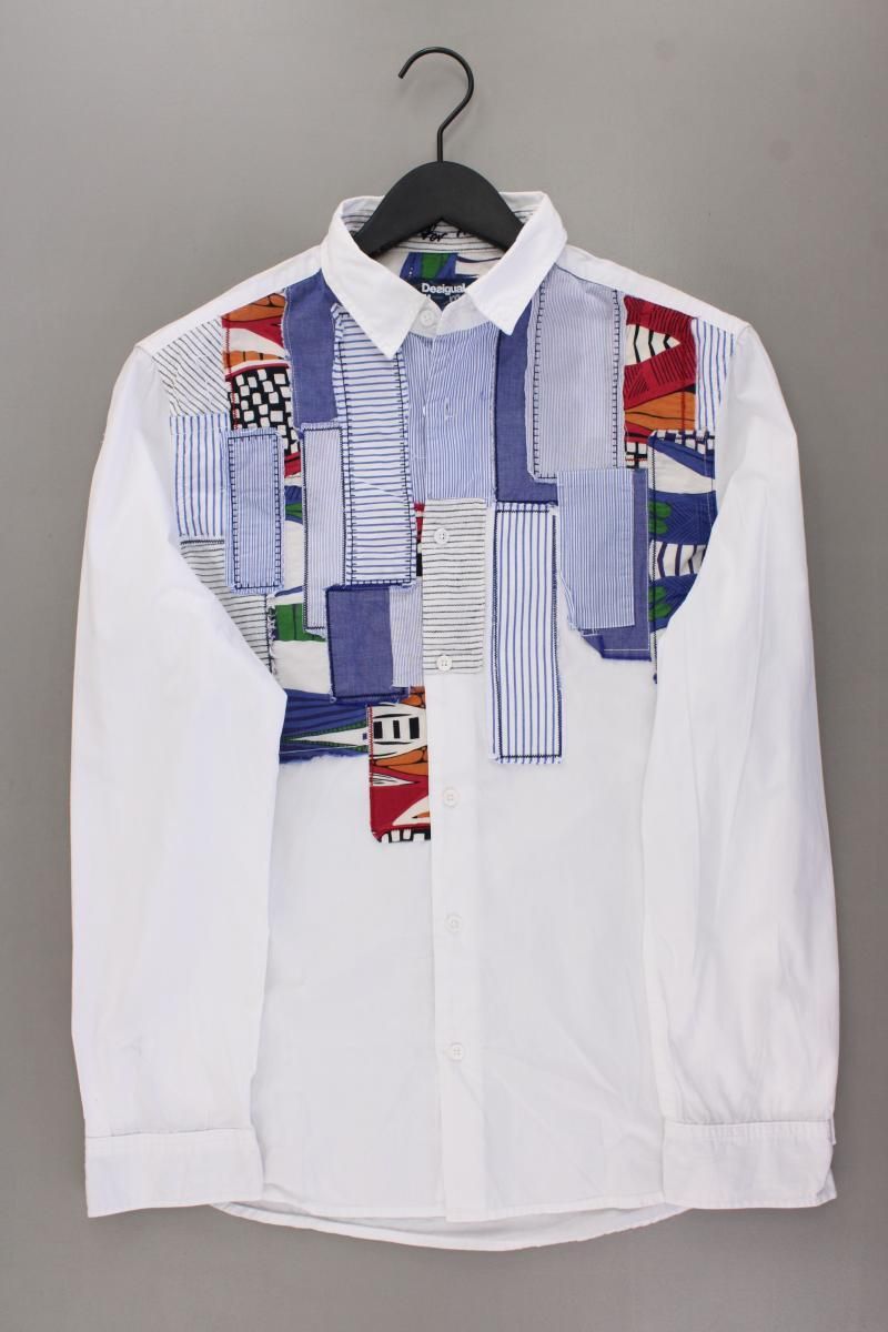 Chemises: Desigual Langarmhemd Gr. M weiß – D'occasion à Neustadt an der Waldnaab par SecondLifeFashion