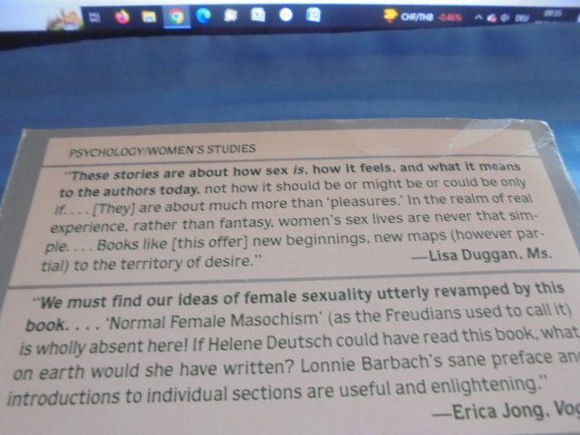 Libri: PLEASURES Women write erotica – Usato da Hinwil venduto da Glasperlen 3