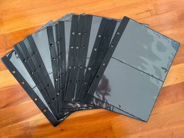 20 Philswiss Einlageblätter/Einlegehüllen für 4 Briefe