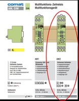 COMAT Zeitrelais Ein/Aus Schaltverz 0.5Sec-60Min AM2 230V10A