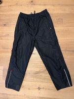 Schwarze Herren Regenhose Grösse L