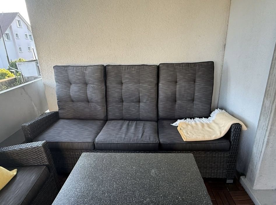 Sofas: Massive Rattan Lounge – D'occasion à Bachenbülach par ES_Kaffe 2