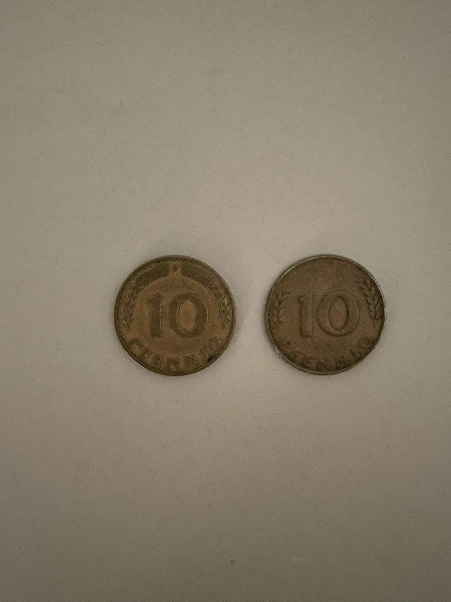 Tutti le monete: 10-Pfennig Münzen 1949 – Usato da Münchenstein venduto da Kapris