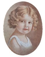 Ancienne petite boîte à chapeaux / Alte kleine Hutschachtel