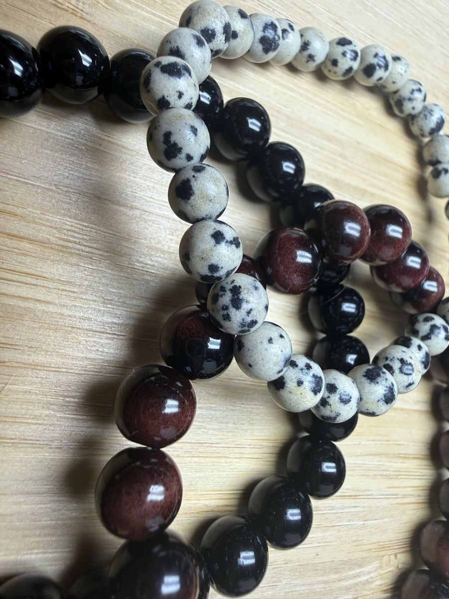 Bracciali & Braccialetti: 3 Edelsteinarmbänder Set Perlen neu – Nuovo e nell'imballaggio originale da Wald ZH venduto da Carloiten 1