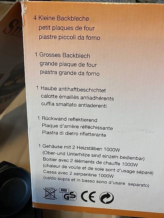 Backöfen: Four électrique Snack Maker (Domo Roster), 1000 watts – Gebraucht aus Clarens von ato_d8ph 3