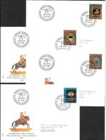 4 FDC Pro Patria 1981 Serie Einzelmarken ET 27.5.1981