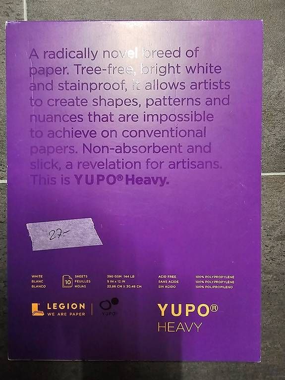 Papier: Legion Yupo medium und haevy – D'occasion à Dulliken par Haexli33 1